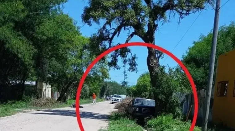 La escena del accidente Foto: NA