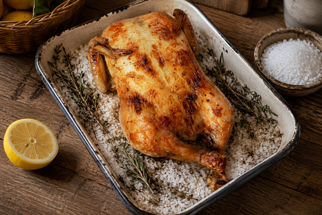 Probá esta receta de pollo a la sal y te la pedirán una y otra vez Probá esta receta de pollo a la sal y te la pedirán una y otra vez
