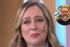 Totalmente emocionada. Foto: Captura de pantalla: América/ Telefe. Totalmente emocionada. Foto: Captura de pantalla: América/ Telefe.