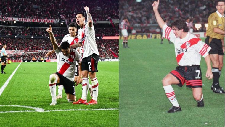 Maxi Salas lo homenajeó y el Matador Salas respondió a través de sus redes. 