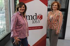 Laura Carbonari y Gabriela Figueroa en MDZ Radio. Foto: ALF PONCE MERCADO / MDZ