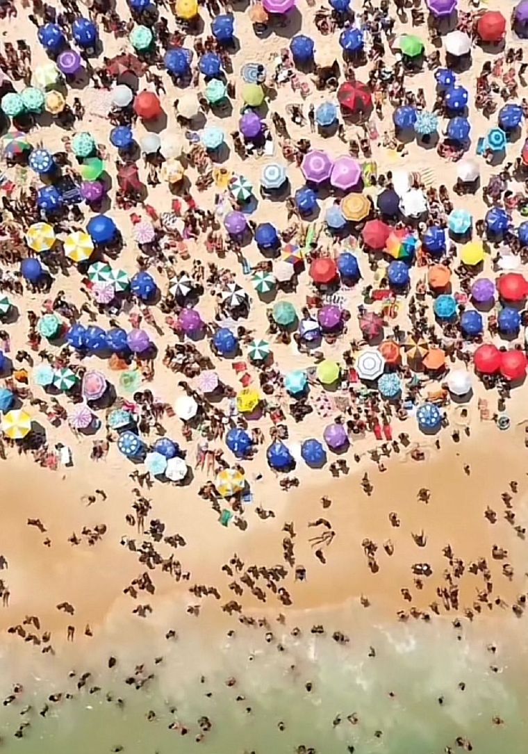 El pasado fin de semana gran parte de Brasil tuvo temperaturas extremas Foto: Captura de video