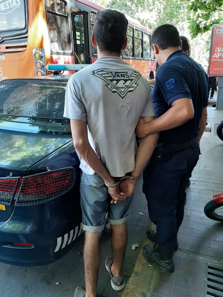 Se había fugado del penal y lo detuvieron en Ciudad. Foto: Prensa del Ministerio de Seguridad