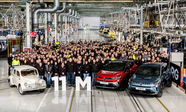 Renault fabricó 11 millones de autos en su planta de Valladolid