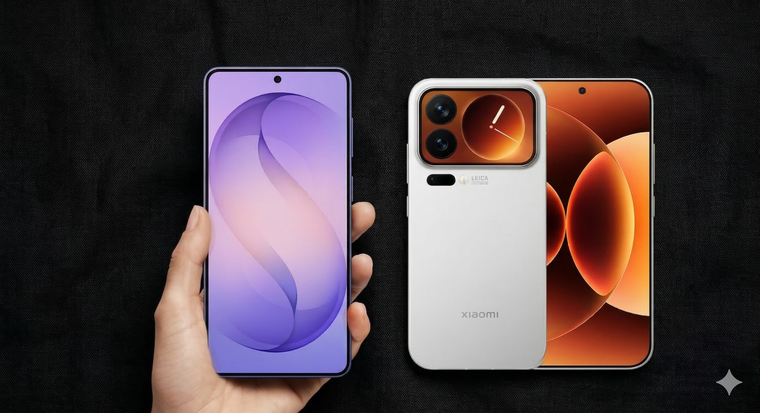 Samsung Galaxy S26+ vs. Xiaomi 17 Pro: duelo de gama alta.