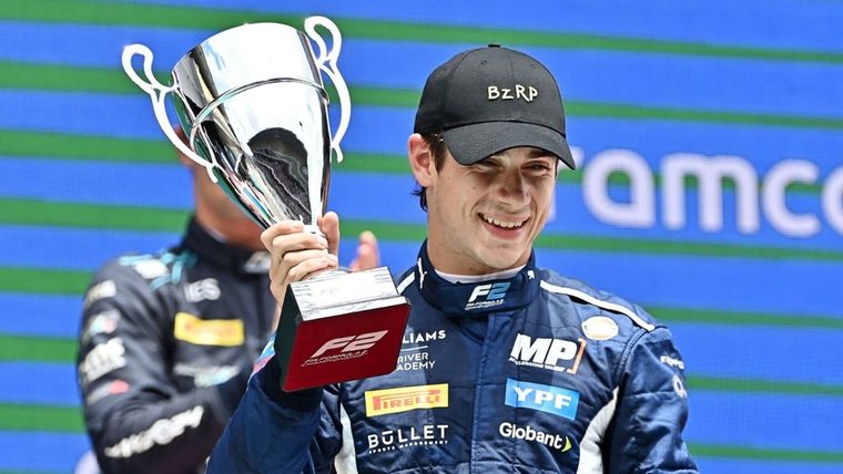 Franco Colapinto cerró el fin de semana con un gran resultado. Foto: @Colapinto_news