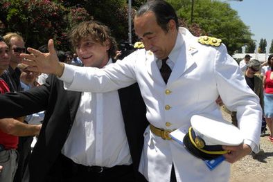 MDZol | Tino Neglia personificó a Juan Domingo Perón. Foto: Gentileza Municipalidad de San Martín