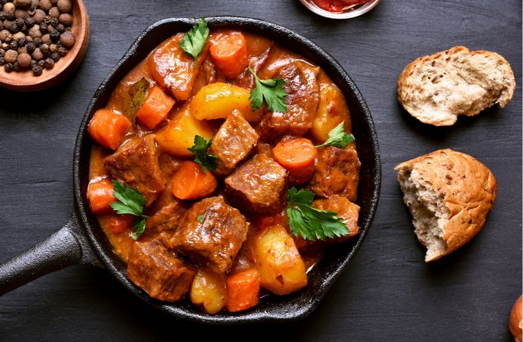 Goulash de ternera Un plato exquisito para sorprender a tu familia Foto: Shutterstock