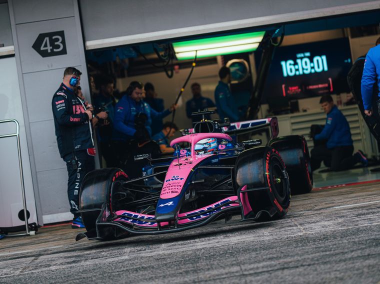 Franco Colapinto se prepara para los tests de Baréin.