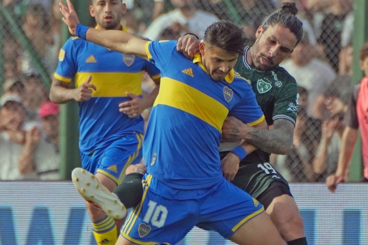 Boca visita a Sarmiento, por la fecha 25 de la Liga Profesional (foto: @BocaJrsOficial).