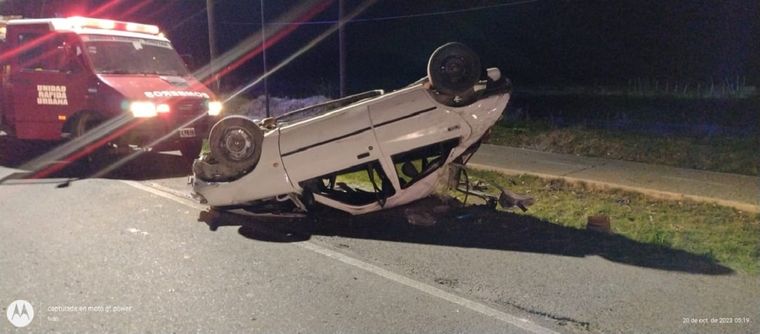 Así quedó el auto involucrado en el accidente Foto: Ministerio de Seguridad (Imagen Ilustrativa)