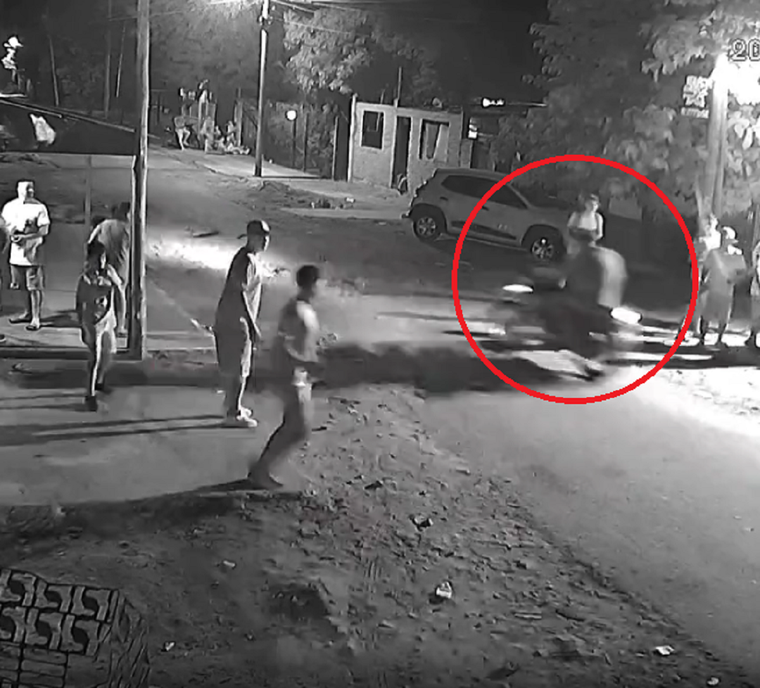 Así escapaban los delincuentes tras atropellar al niño