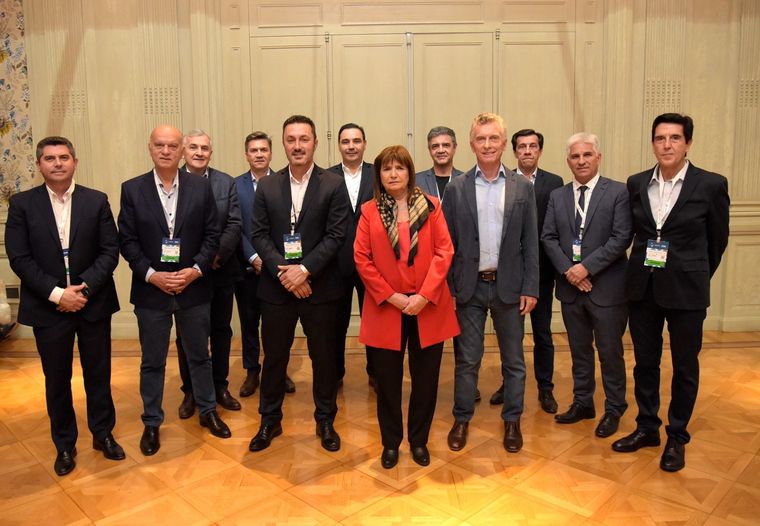 Macri apoyo a Bullrich en la previa del debate Foto: Prensa Macri