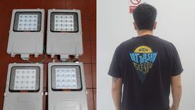 El hombre terminó detenido al intentar vender luminarias públicas en Godoy Cruz. El hombre terminó detenido al intentar vender luminarias públicas en Godoy Cruz.