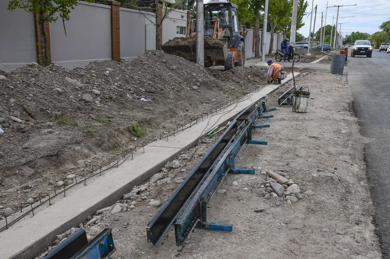 Los trabajos forman parte del plan integral de mejora urbana que impulsa la comuna.