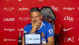 Martín Demichelis quedó en el centro de la polémica tras cruzarse con un jugador del Mallorca. Martín Demichelis quedó en el centro de la polémica tras cruzarse con un jugador del Mallorca.