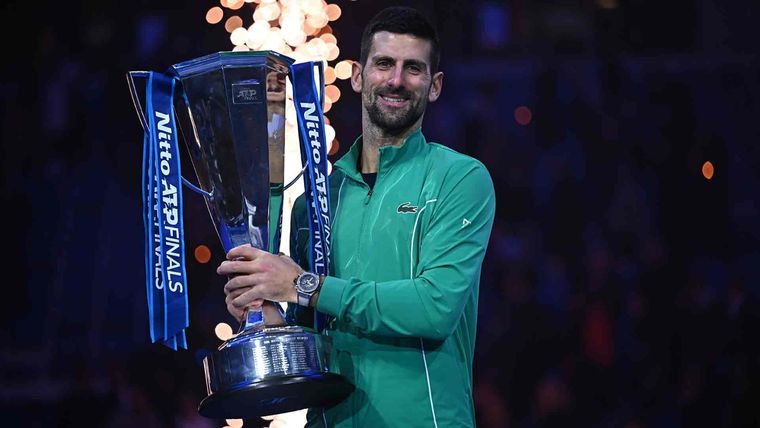 Djokovic fue campeón del último ATP Finals, pero este año podría perdérselo. Foto: ATP Tour