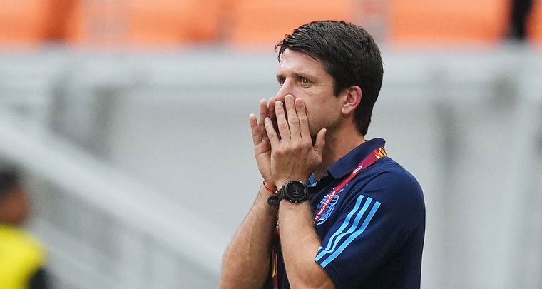 Los dirigidos por Diego Placente buscan su pase a cuartos Foto: @Argentina