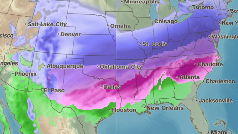 Las tormentas podrían hacer descender la temperatura a -30º