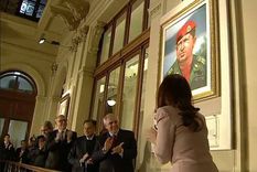 nestor y chavez ya tienen sus cuadros en la casa rosada