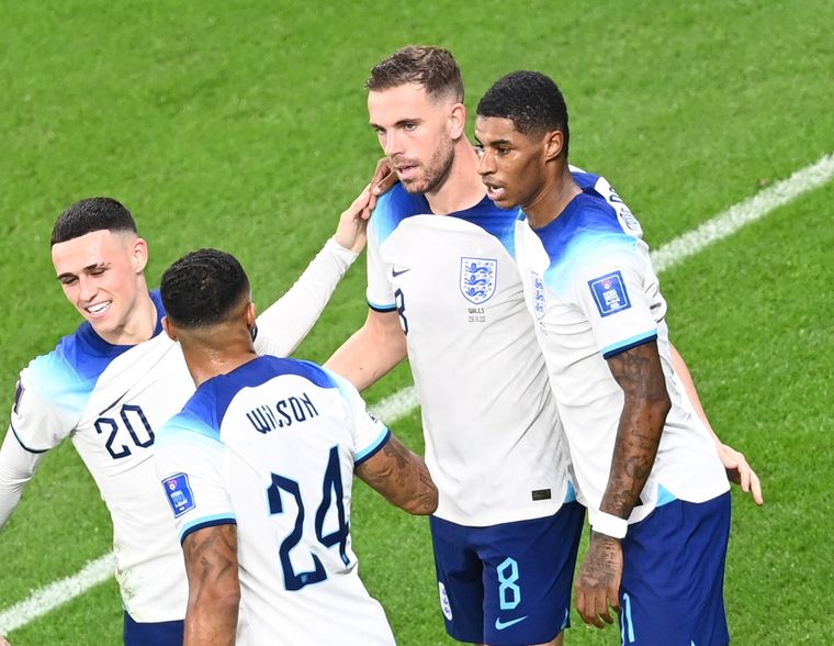 Inglaterra juega con Senegal. Foto: EFE