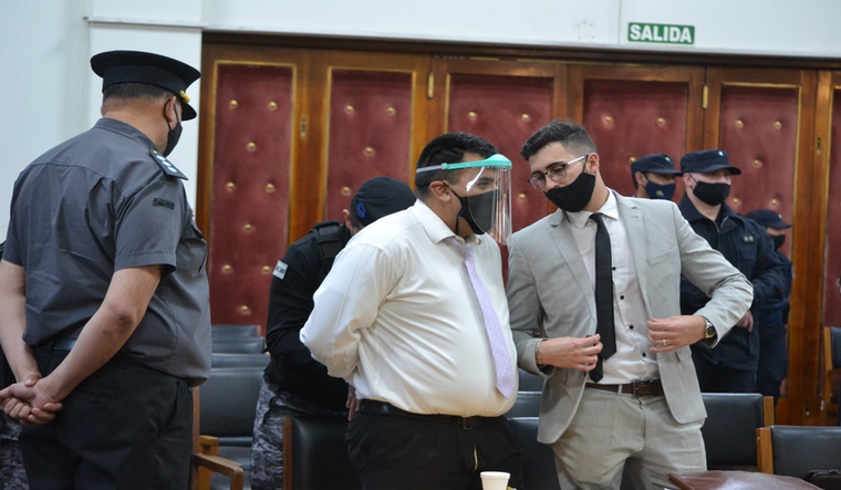 Alexis Méndez durante el juicio por jurados en su contra, realizado en plena pandemia del Covid-19. Alexis Méndez durante el juicio por jurados en su contra, realizado en plena pandemia del Covid-19.