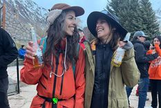 Ellas de disfrute, en un sunset de Las Leñas. Foto: MDZ