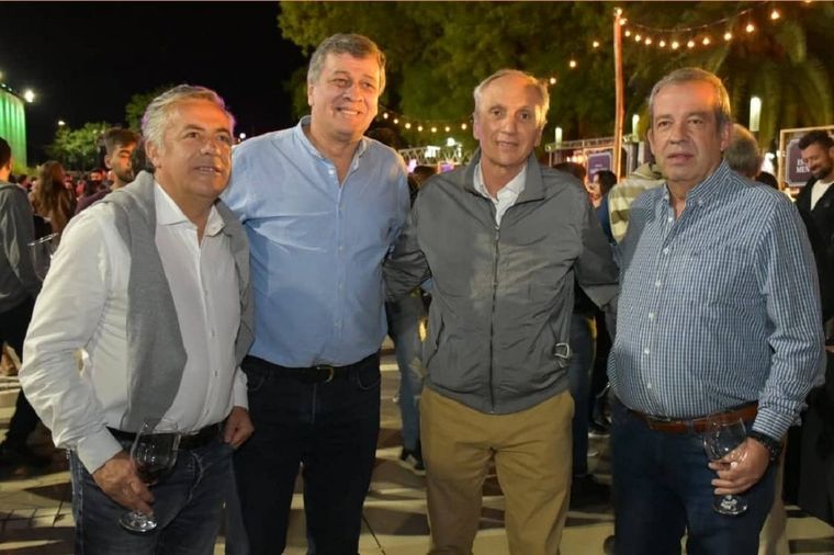 Alfredo Cornejo,Daniel Orozco, Raúl Rufeil y Héctor Ruiz. Foto: Gentileza