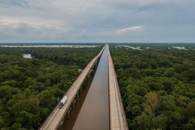 MDZol | Una vista de la Interestatal 10 en Baton Rouge, Luisiana. Foto: BBC