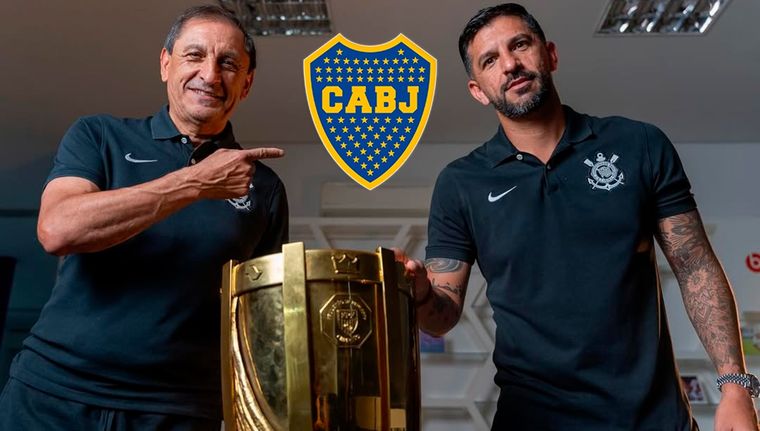 Emiliano Díaz, hijo y ayudante de campo de Ramón, le dedicó un picante mensaje a Boca. Foto: @emiliano34diaz y Paladar Negro.