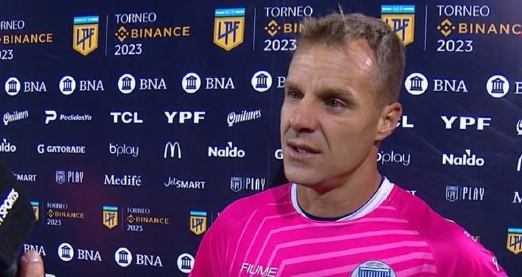 El arquero analizó el empate de su equipo ante Lanús.