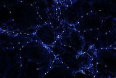 sorprendente alineacion de cuasares a traves de miles de millones de anos luz