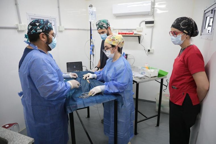 La UBA inauguró un quirófano veterinario móvil Foto: UBA