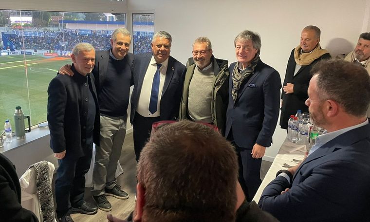 Miadosqui, Mansur, Tapia, Vila y Chapini, en el Feliciano Gambarte. 