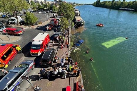 El accidente en París no dejó victímas fatales. El accidente en París no dejó victímas fatales.