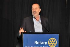 Federico Sturzenegger en el Rotary Club Foto: NA