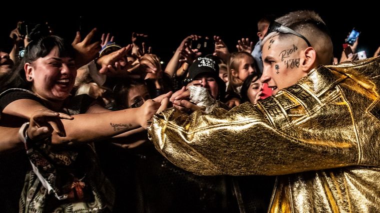 L-Gante, pura cultura popular. Foto: Tecnópolis.