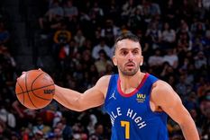 El cordobés no aportó puntos en el triunfo de los Nuggets. Foto: @TeamFacu7