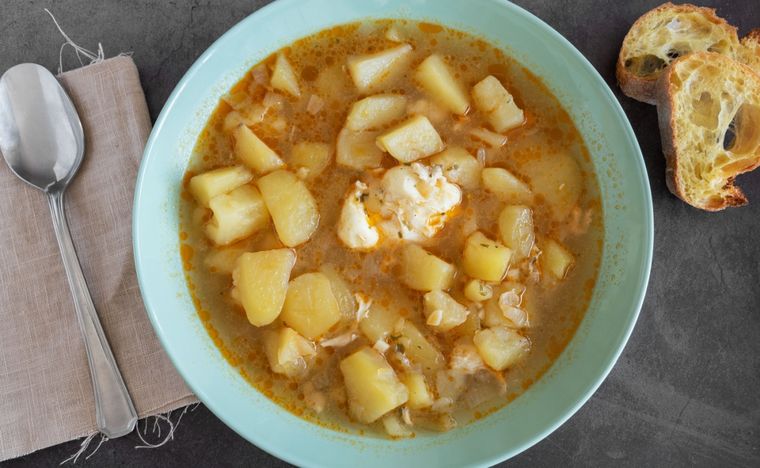 Patatas viudas Una receta simple y deliciosa en minutos. Foto: Shutterstock