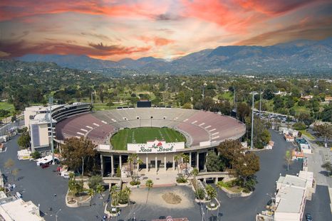 Rose Bowl, el estadio con mayor capacidad del torneo Rose Bowl, el estadio con mayor capacidad del torneo
