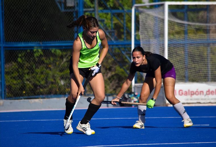 Las chicas mendocinas jugaron un amistoso con San Juan.&nbsp;
