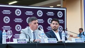 El intendente de Guaymallén, Marcos Calvente; y el presidente del Concejo Deliberante, Jonathan Mazuela. El intendente de Guaymallén, Marcos Calvente; y el presidente del Concejo Deliberante, Jonathan Mazuela.