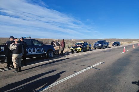 El operativo en el Valle de Uco, luego del robo perpetrado por la mujer en San Rafael.&nbsp; 