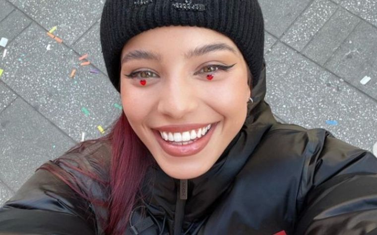 Emilia Mernes viajó a Nogoyá a votar y se volvió viral. Foto: Instagram Emilia Mernes