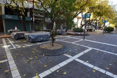 La calles del centro de Mendoza sin turistas por el coronavirus. Foto: ALF PONCE / MDZ