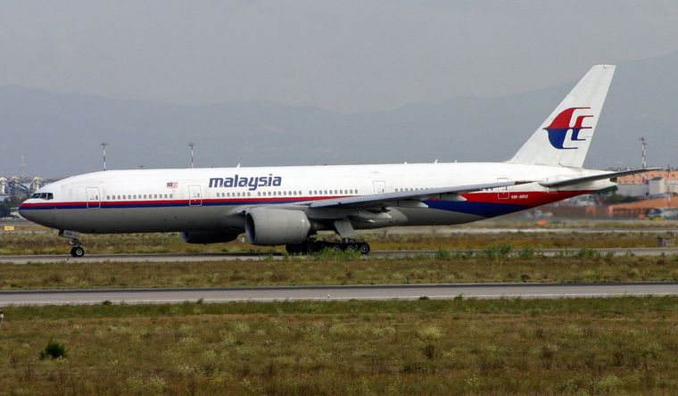 El avión fue alcanzado por un misil, en pleno vuelo. Foto: Wikipedia.
