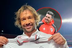 Lugano habló sobre cómo ve al River de Gallardo en la Copa Libertadores. Foto: @diegolugano y River Plate