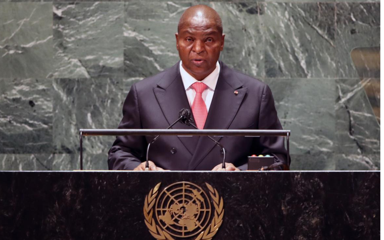 Faustin-Archange Touadéra, presidente de la República Centroafricana. Foto: EFE