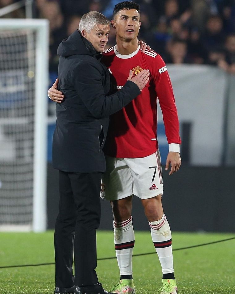 Cristiano se expresó tras el despido de Solskjaer Foto: Instagram @cristiano