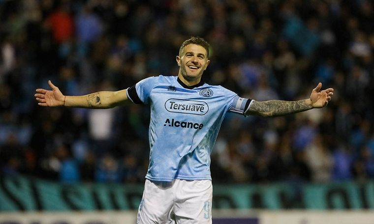 Pablo Vegetti es el goleador de Belgrano. Foto: @Belgrano